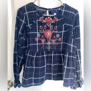 Blue Rain Long Sleevee Blouse / Size S